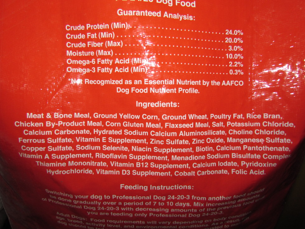 Horse and Dog food Horse And Hound Supply